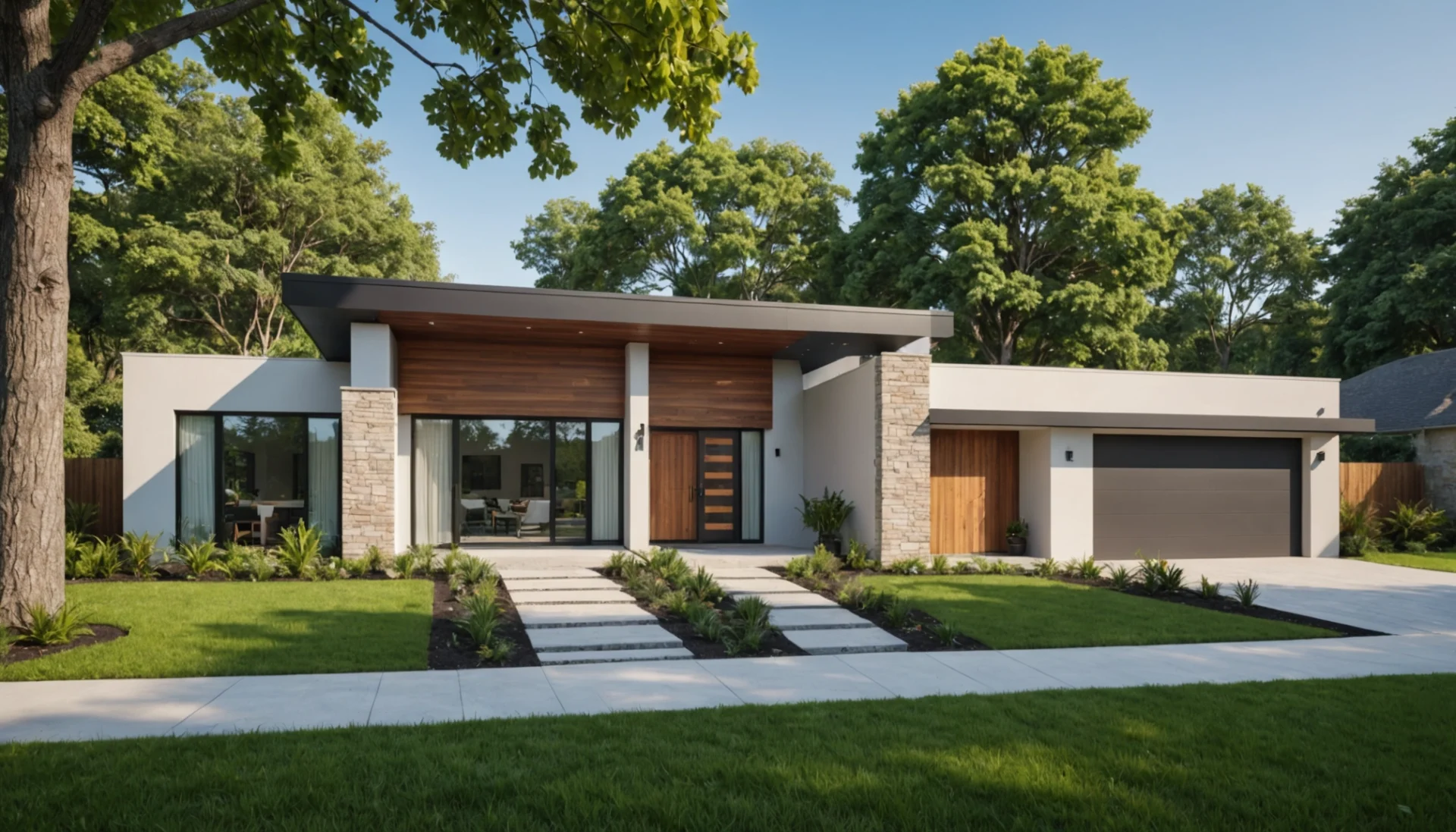 facade maison plain pied