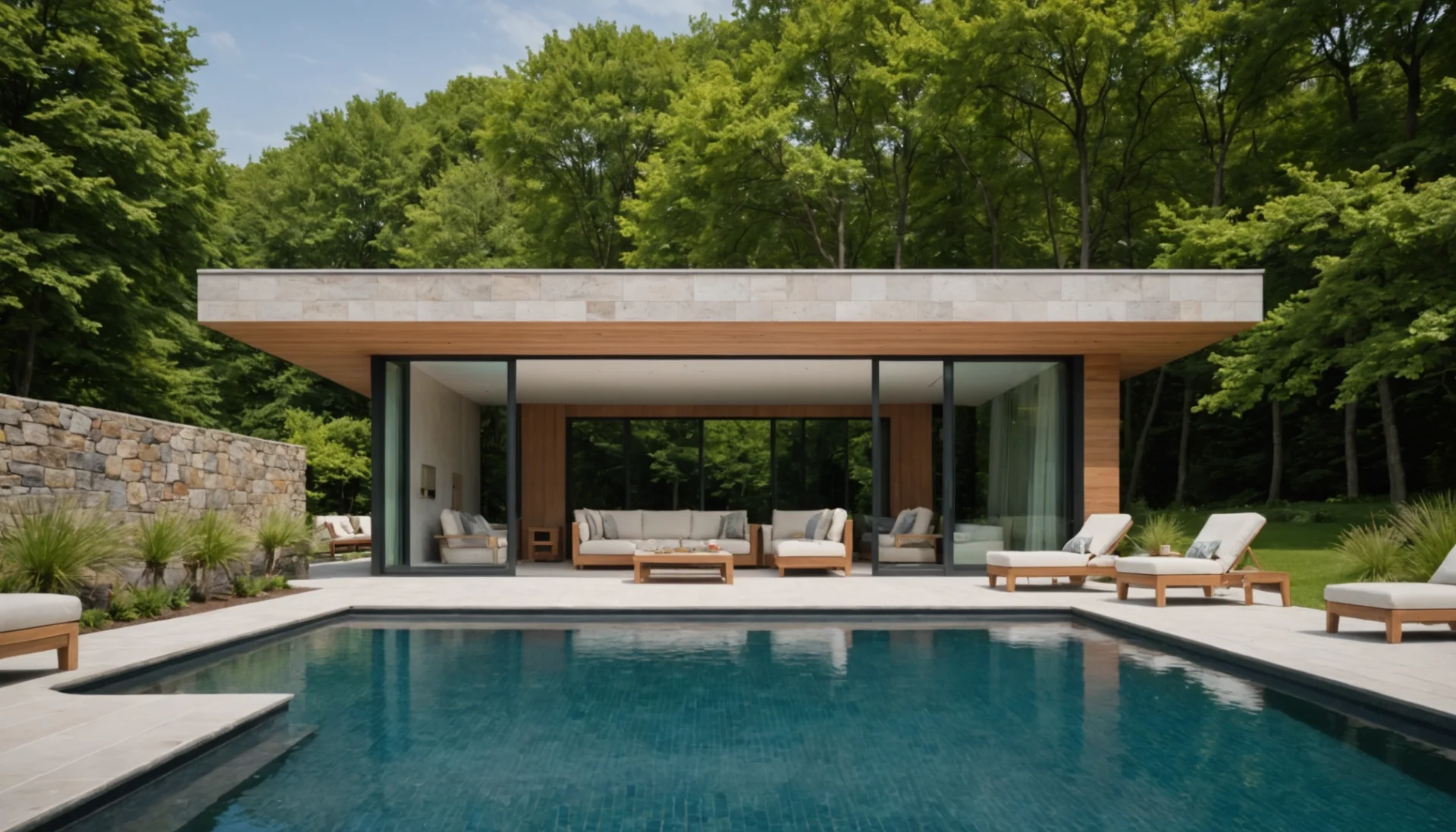 pool house moderne