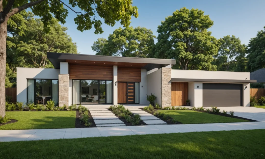 facade maison plain pied